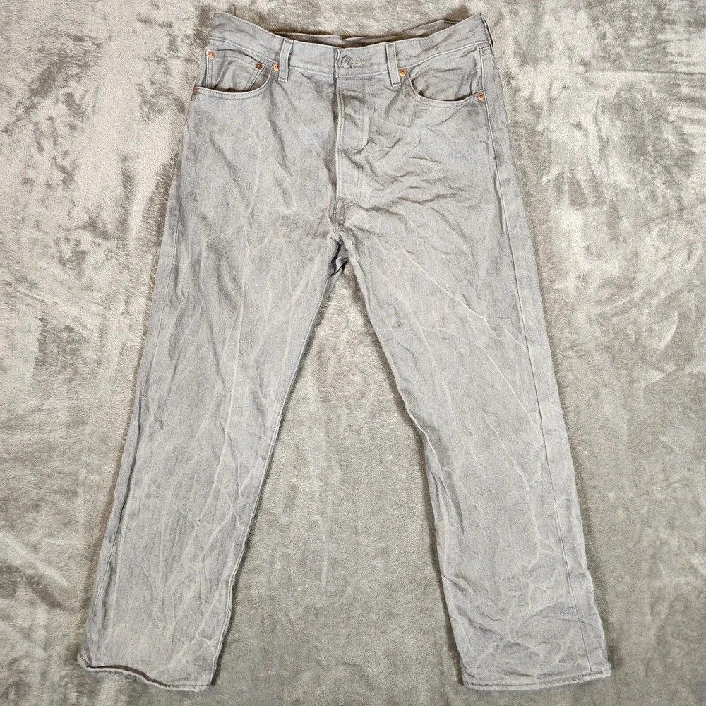 Levi's 501XX Jeans Men's 34X29 (Tag 36X30) Straight Fit Greystone Marble